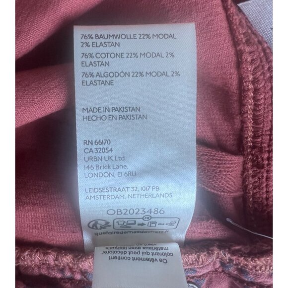 We The Free Riser Taker High Rise Straight Corduroy Pants Wine Womens 28 - Picture 7 of 15